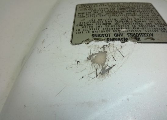 Achterkuipdeel Honda TRANSALP