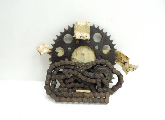 Chain and sprocket kit Honda CBX 550 F2