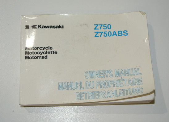 Instructieboekje Kawasaki Z 750
