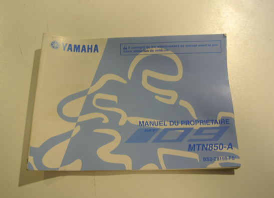 Fahrerhandbuch Yamaha MT 09