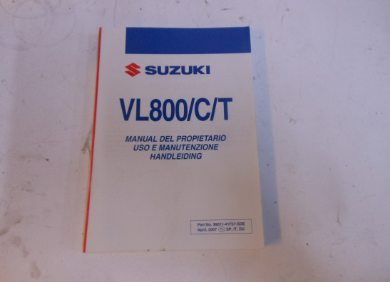 Instructieboekje Suzuki VL 800 2001-2004