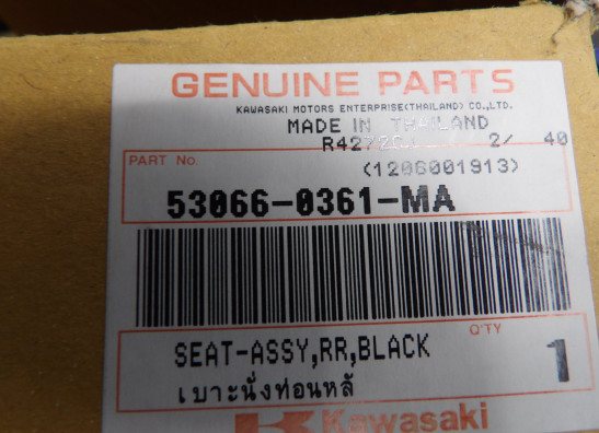 Buddy zadel Kawasaki ER 6