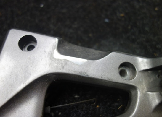 Main step holder right Honda Deauville 650 - 700