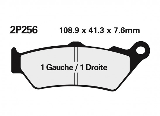Remblokken achter BMW F 800 GS