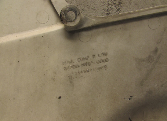 Linker zijkuip klein Honda CBR 600 F