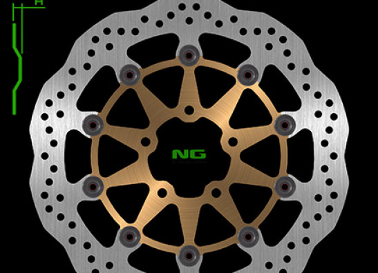 Brake disc front Suzuki GSX R 1300 Hayabusa