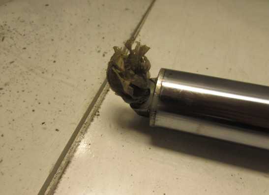 Standrohr Gabelholm links komplett Kawasaki LTD 750