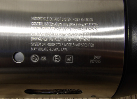 Uitlaat BMW K 1600 GT