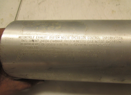 Uitlaat Suzuki GSX R 1300 Hayabusa