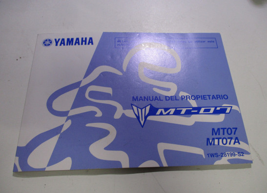 Fahrerhandbuch Yamaha MT 07